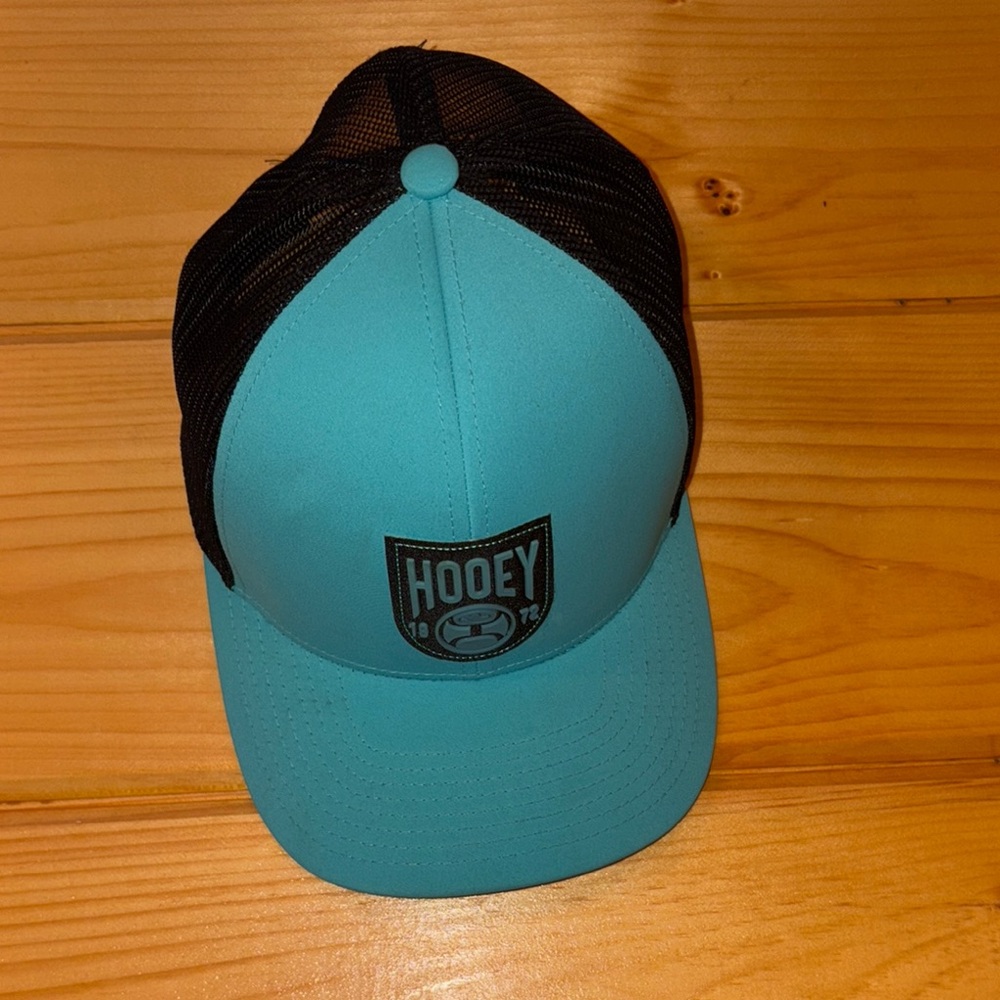 Hooey Teal and Black Trucker Hat